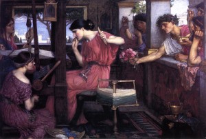 John William Waterhouse: Penelope and the Suitors (1912)Aberdeen Art Gallery and Museum