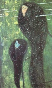 Gustav Klimt Ondine - Pesci d'argento 1899 olio su tela collez priv